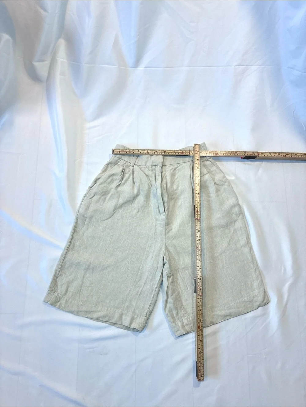 H&M Khaki Linen Shorts
